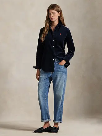 POLO RALPH LAUREN | Cordbluse | dunkelblau